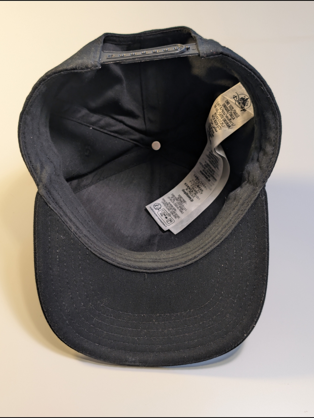 Disney Parks Mickey Mouse Peace Sign Snapback Hat Walt Disney World Black OSFA - Picture 5 of 7